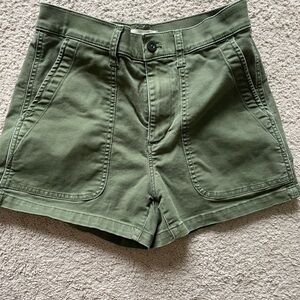 Madewell Olive Cargo Shorts